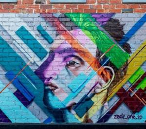 zedr one - street art avenue - melbourne - australie