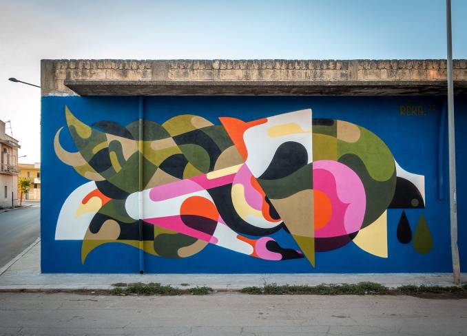 reka one - street art avenue - stornara - italie