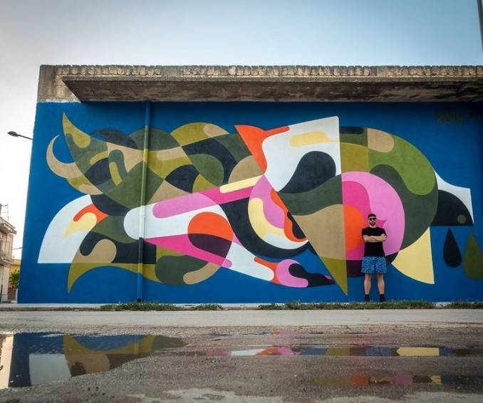 reka one - street art avenue - stornara - italie