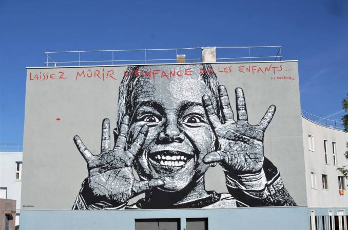 jef aerosol - street art avenue - grigny - france