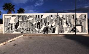 sten lex - street art avenue - gibellina - sicile - italie