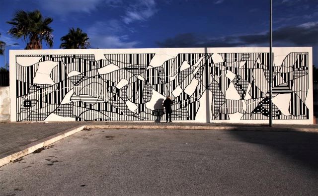 sten lex - street art avenue - gibellina - sicile - italie