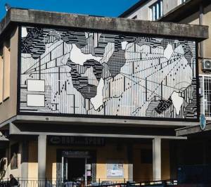 sten lex - street art avenue - calcata - italie