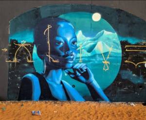 monk.e - street art avenue - dakar - senegal