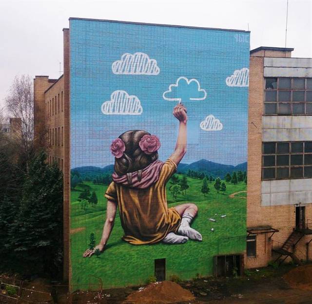 rustam qbic - street art avenue - moscou - russie