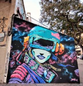 deih freestyler - street art avenue - barcelone - espagne