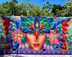 farid rueda - street art avenue - playa del carmen - mexique