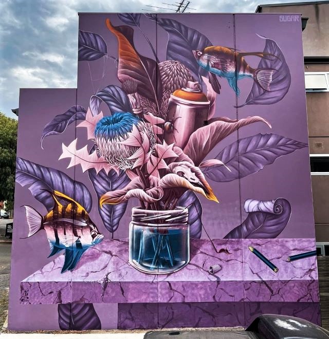 alex sugar - street art avenue - melbourne - australie