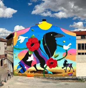 sabek - street art avenue - arevalo - espagne