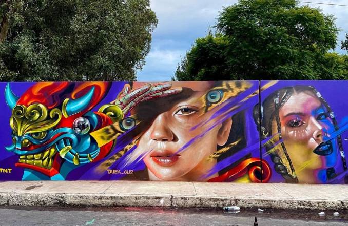duek glez - street art avenue - valle de chalco - mexique