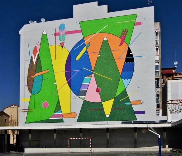 sixe paredes - street art avenue - granollers - espagne