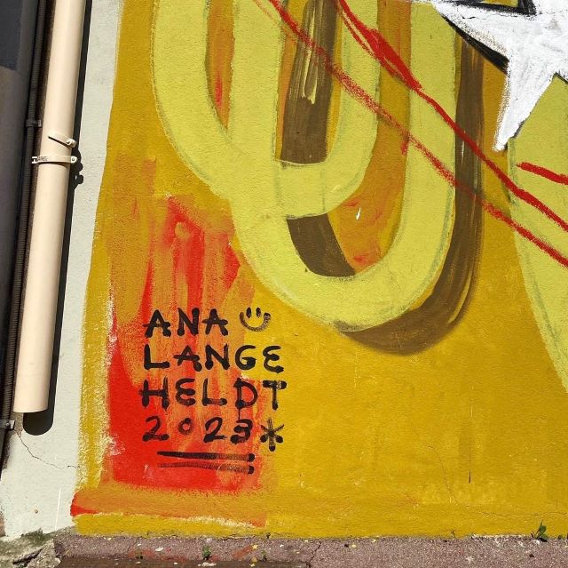 ana langeheldt - street art avenue - port de bouc- france