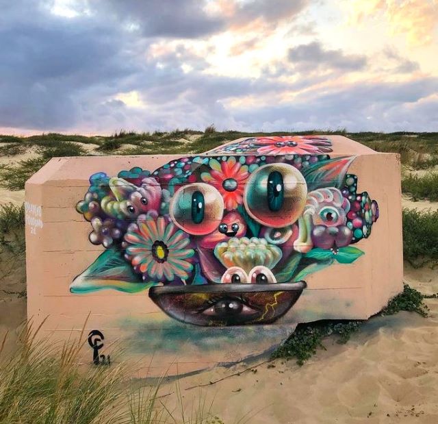 charles foussard - street art avenue - cap ferret - france