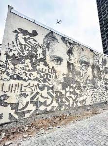 vhils - street art avenue - sao paulo - bresil