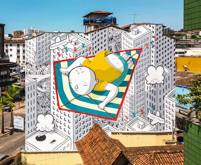 millo - street art avenue - itabira - brésil