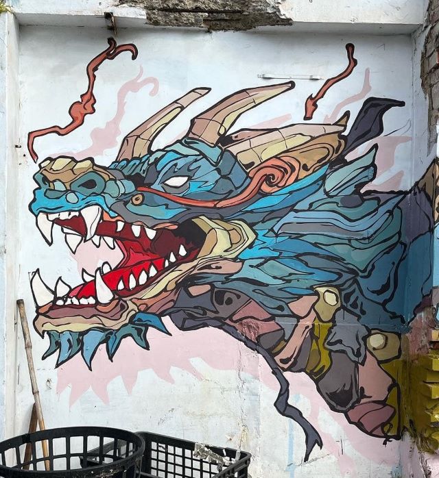 pso man - street art avenue - hengchun - taiwan