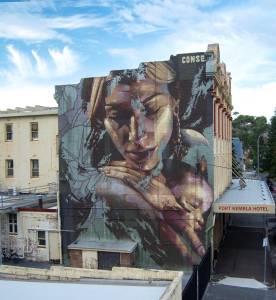 conse - street art avenue - wollongong - australie