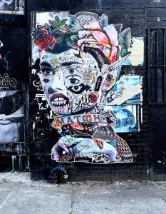 stikki peaches - street art avenue - new york city - usa