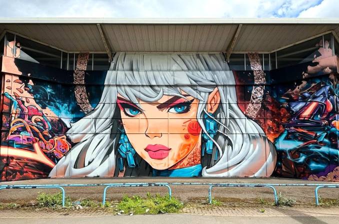 sofles - street art avenue- leicester - angleterre