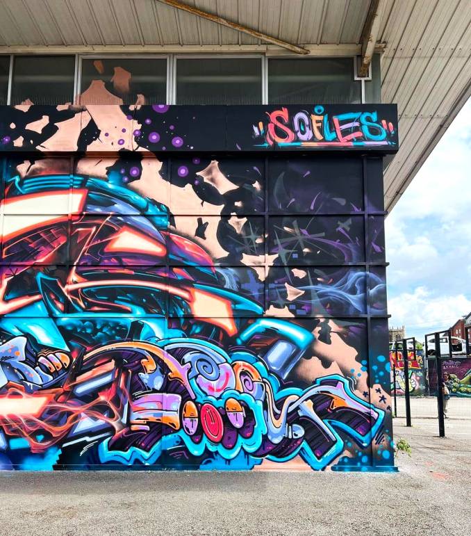 sofles - street art avenue- leicester - angleterre