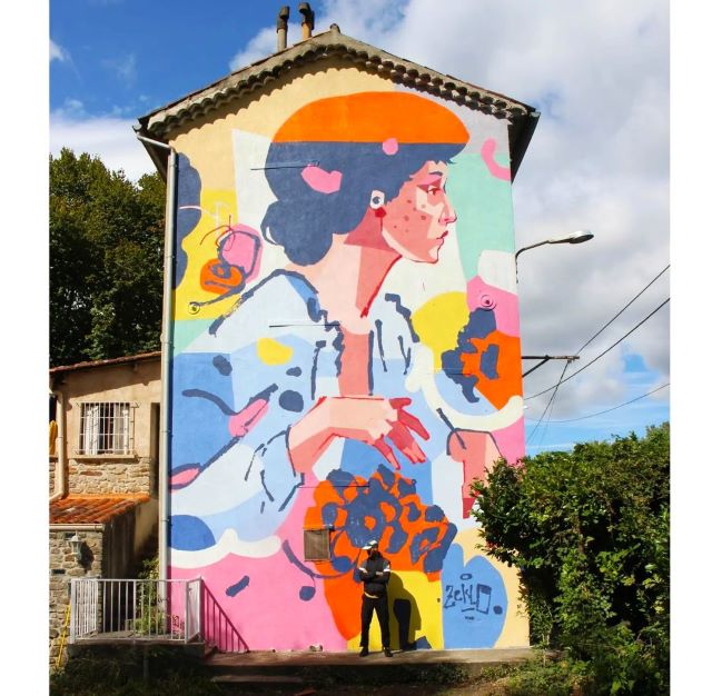 zeklo - street art avenue - bessèges - france