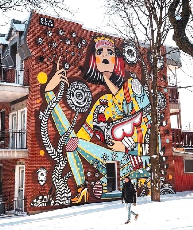 ola volo - street art avenue - montréal - canada