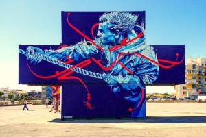 yann chatelin - street art avenue - port barcares - france