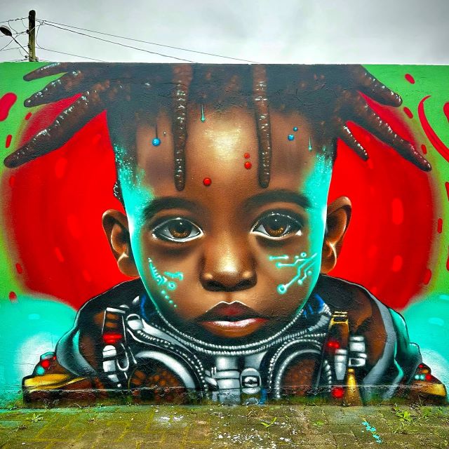 michel firma - street art avenue - garopaba - bresil