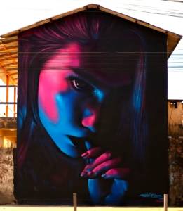 michel firma - street art avenue - guaiba - bresil