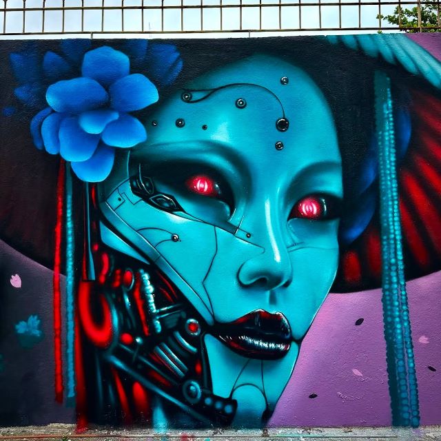 michel firma - street art avenue - florianopolis - bresil