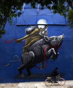 fusca - street art avenue - mexico - mexique