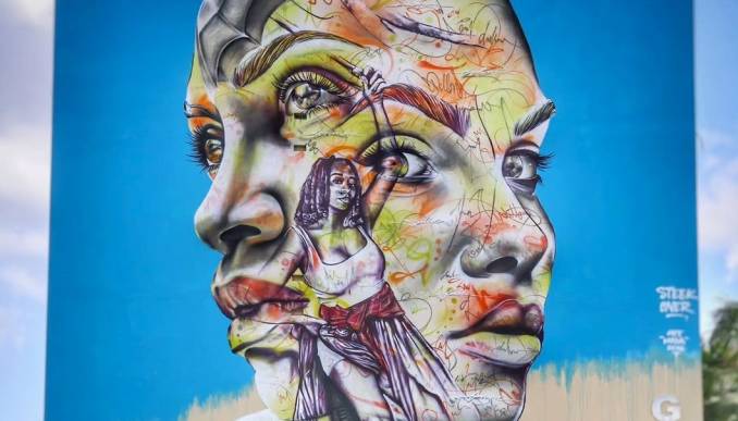 steek oner - street art avenue - fort de france - martinique - france