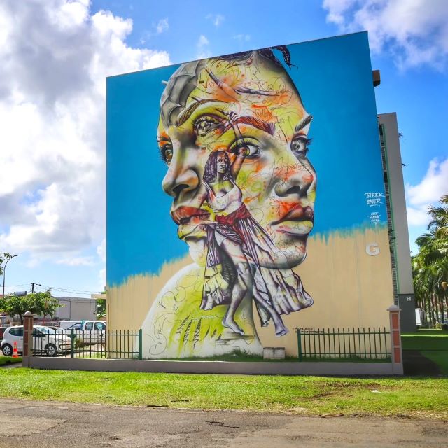 steek oner - street art avenue - fort de france - martinique - france