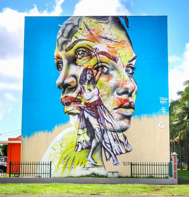 steek oner - street art avenue - fort de france - martinique - france