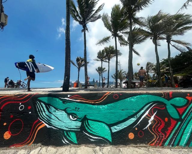 meeting of favela - street art avenue - rio de janeiro - brésil