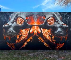 jeks one - street art avenue - st petersburg - usa