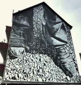 ecb - hendrik beikirch - street art avenue - dusseldorf - allemagne