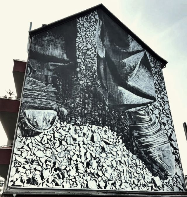 ecb - hendrik beikirch - street art avenue - dusseldorf - allemagne
