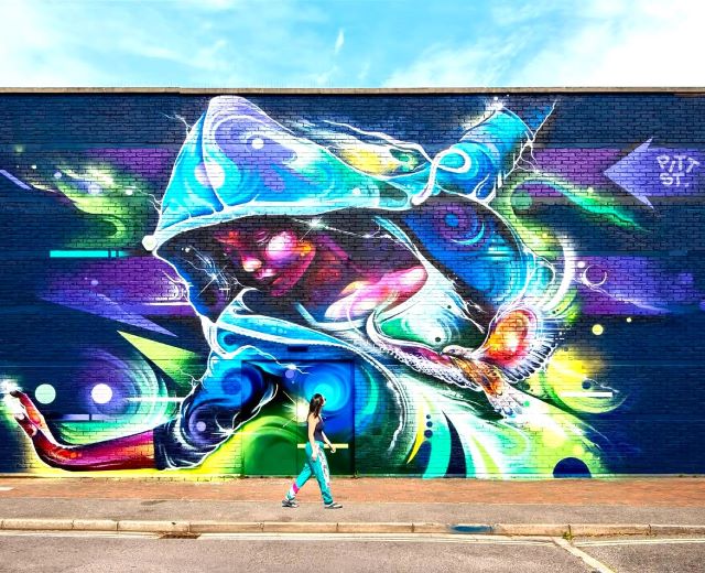 mr cenz - street art avenue - glasgow - ecosse - uk