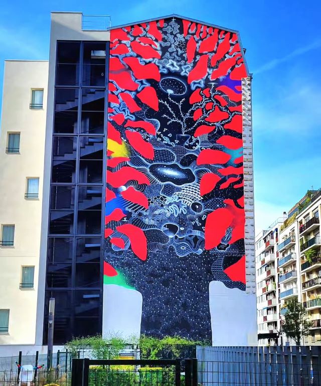 philippe baudelocque - street art avenue - paris - france