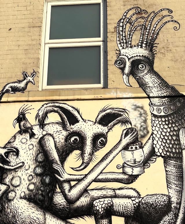 phlegm - street art avenue - sheffield - angleterre