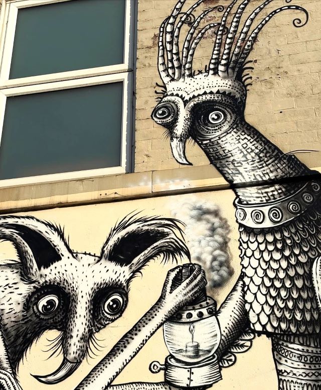phlegm - street art avenue - sheffield - angleterre