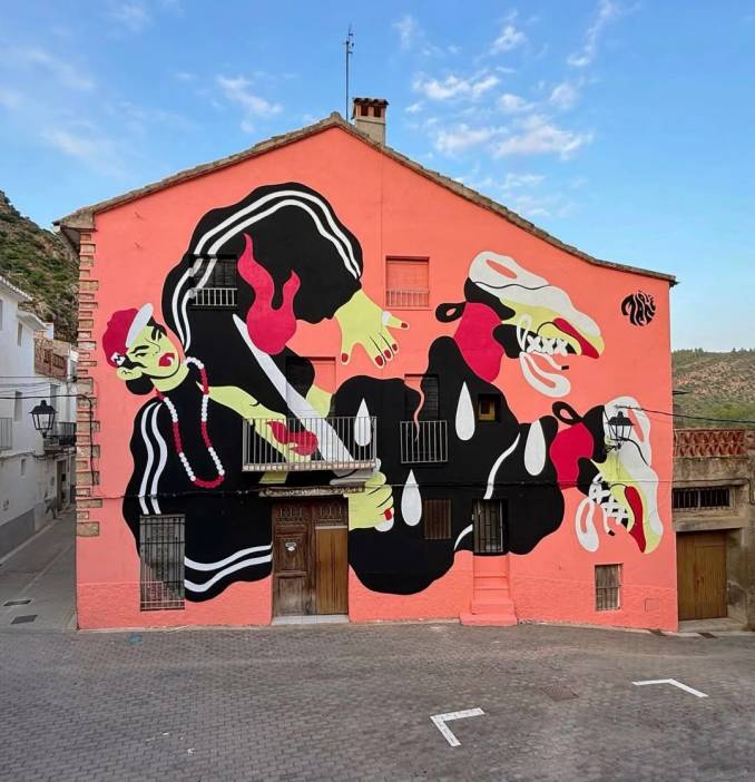 marie balbinot - street art avenue - fanzara - espagne