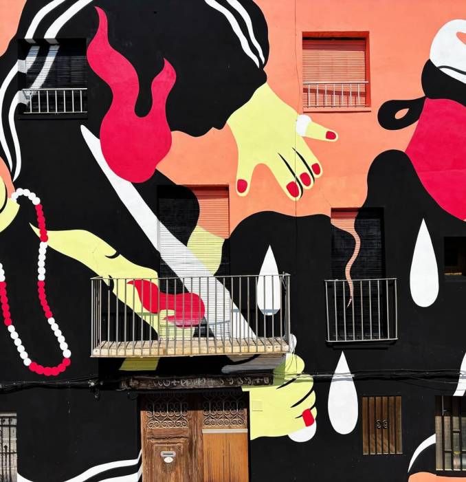 marie balbinot - street art avenue - fanzara - espagne