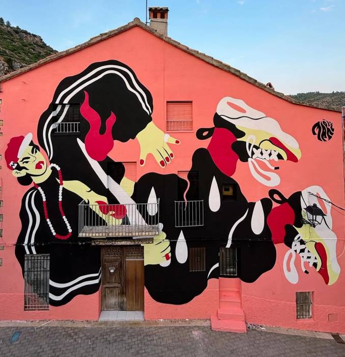 marie balbinot - street art avenue - fanzara - espagne