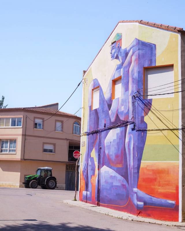dan bonssai - street art avenue - iniesta - espagne