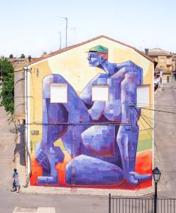 dan bonssai - street art avenue - iniesta - espagne