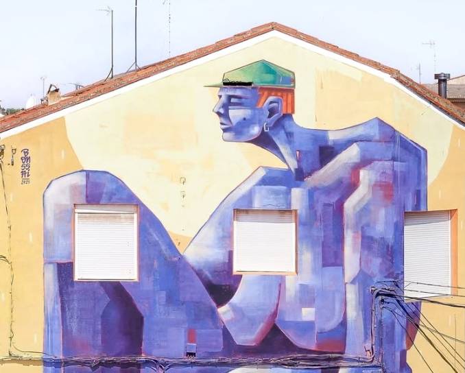 dan bonssai - street art avenue - iniesta - espagne