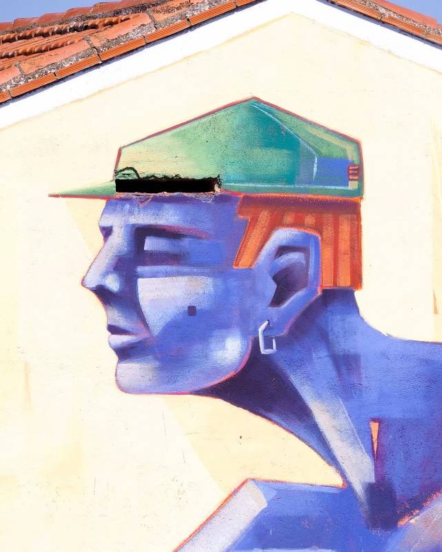 dan bonssai - street art avenue - iniesta - espagne