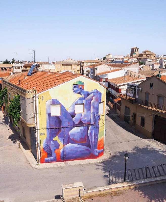 dan bonssai - street art avenue - iniesta - espagne
